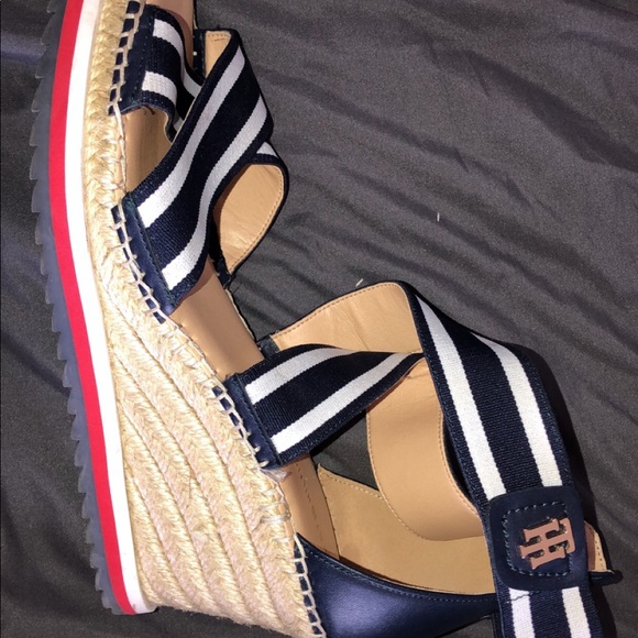 Tommy Hilfiger espadrille wedges - Picture 1 of 3